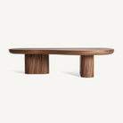 Mesa de centro de madera Minori 120 x 90 cm