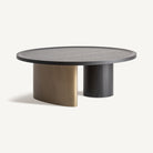 Mesa de centro de madera negra Filicudi