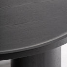 Mesa de centro de madera negra Filicudi