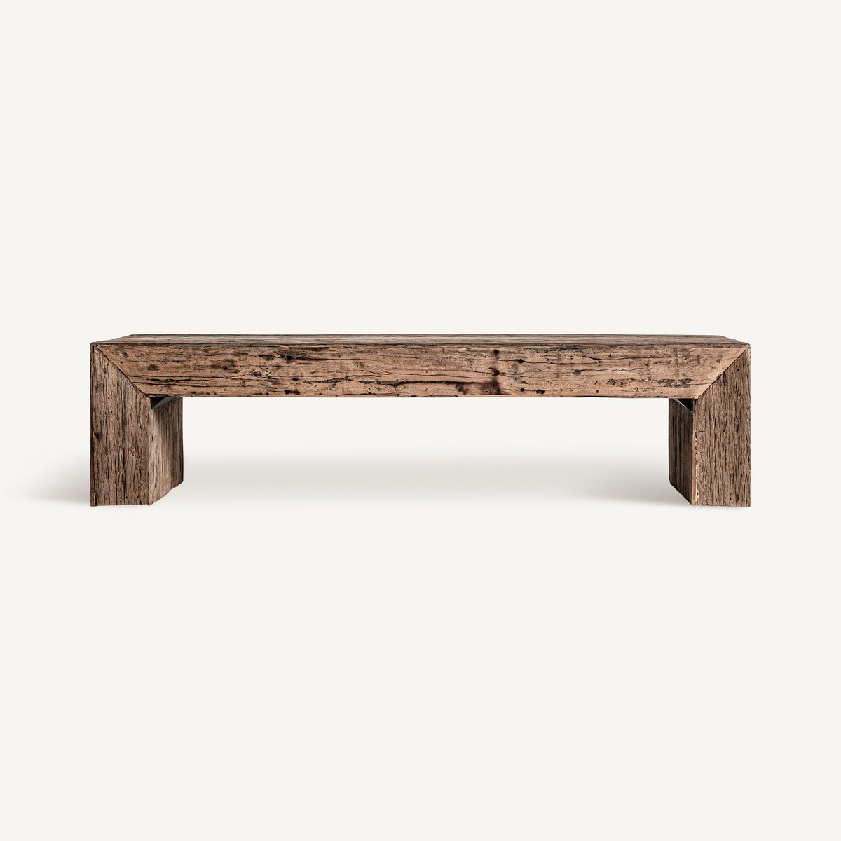 Mesa de centro de madera reciclada Levanzo 160 cm
