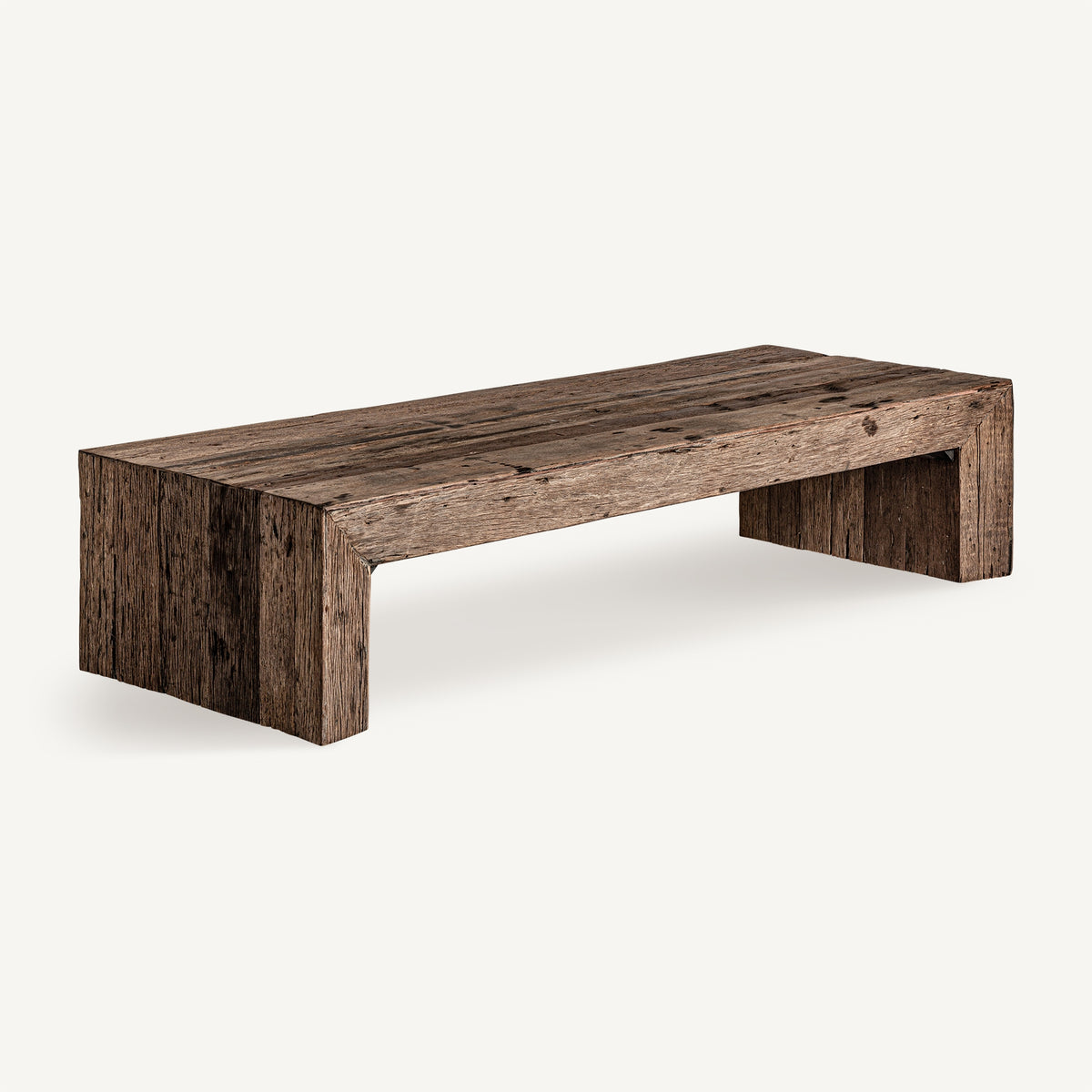 Mesa de centro de madera reciclada Levanzo 180 cm