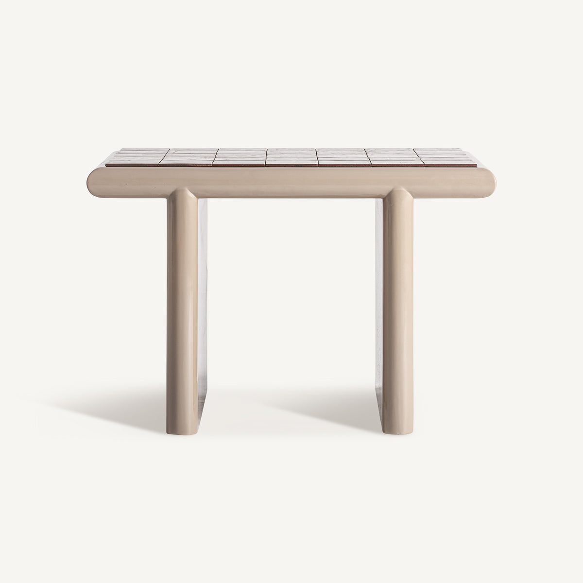 Mesa de centro de madera y cerámica Vernazza 76 cm