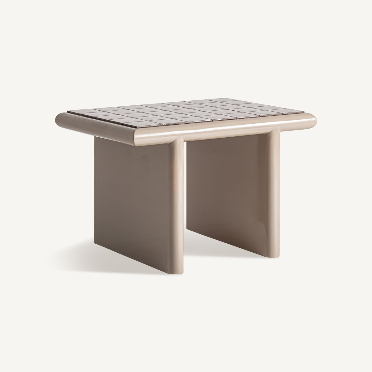 Mesa de centro de madera y cerámica Vernazza 76 cm