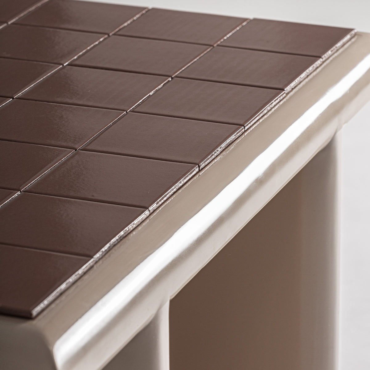 Mesa de centro de madera y cerámica Vernazza 76 cm