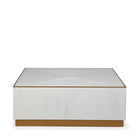 Mesa de centro de madera y metal Nazaré