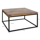 Mesa de centro de mango Liberto