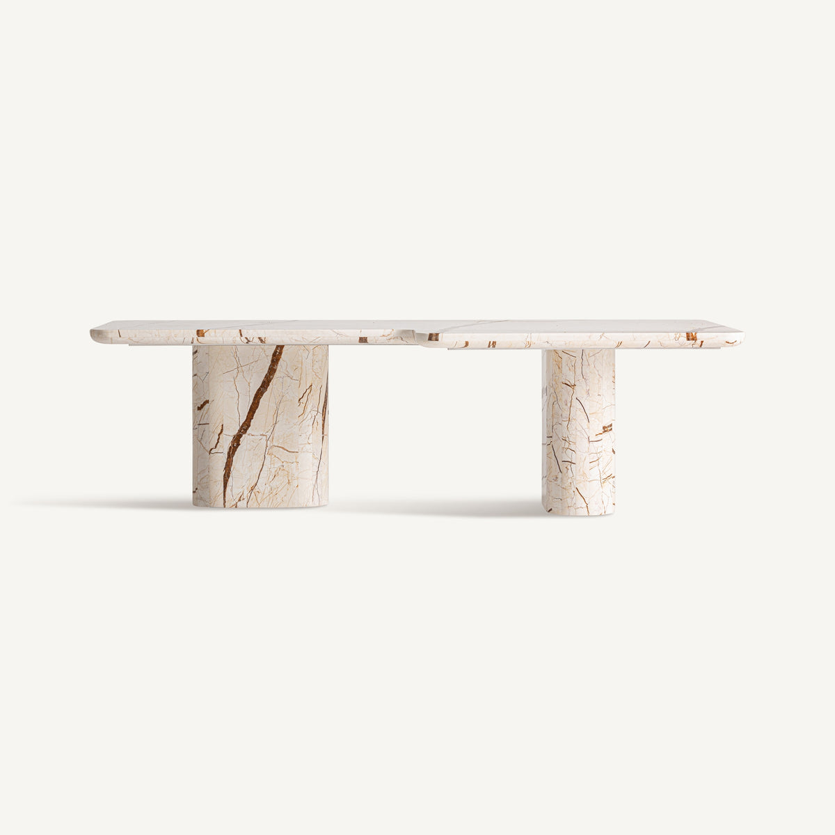 Mesa de centro de mármol beige Gammarth