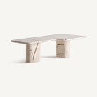 Mesa de centro de mármol beige Gammarth