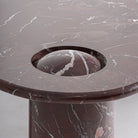 Mesa de centro de mármol burdeos Ravello