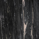 Mesa de centro de mármol negro y roble Restinga 100 x 100 cm