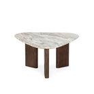 Mesa de centro de mármol y mango Moaña