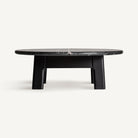 Mesa de centro de mármol y mango Sperlonga