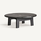 Mesa de centro de mármol y mango Sperlonga