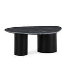 Mesa de centro de metal y mármol Tàrrega