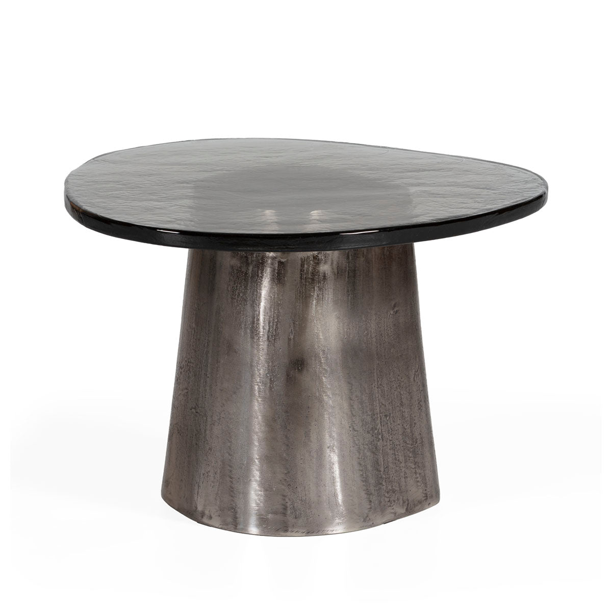 Mesa de centro de metal y vidrio Benetússer