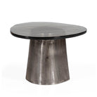Mesa de centro de metal y vidrio Benetússer