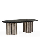 Mesa de centro de metal y vidrio Stavroupoli