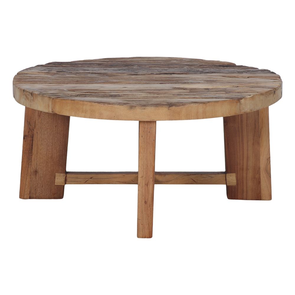 Mesa de centro de teca reciclada Alphecca