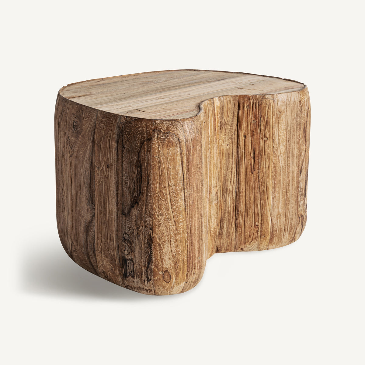 Mesa de centro de teca reciclada Furore 70 x 55 cm