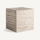 Mesa de centro de travertino Favignana 45 cm