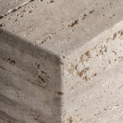 Mesa de centro de travertino Favignana 45 cm