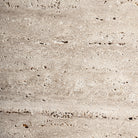 Mesa de centro de travertino Favignana 60 cm