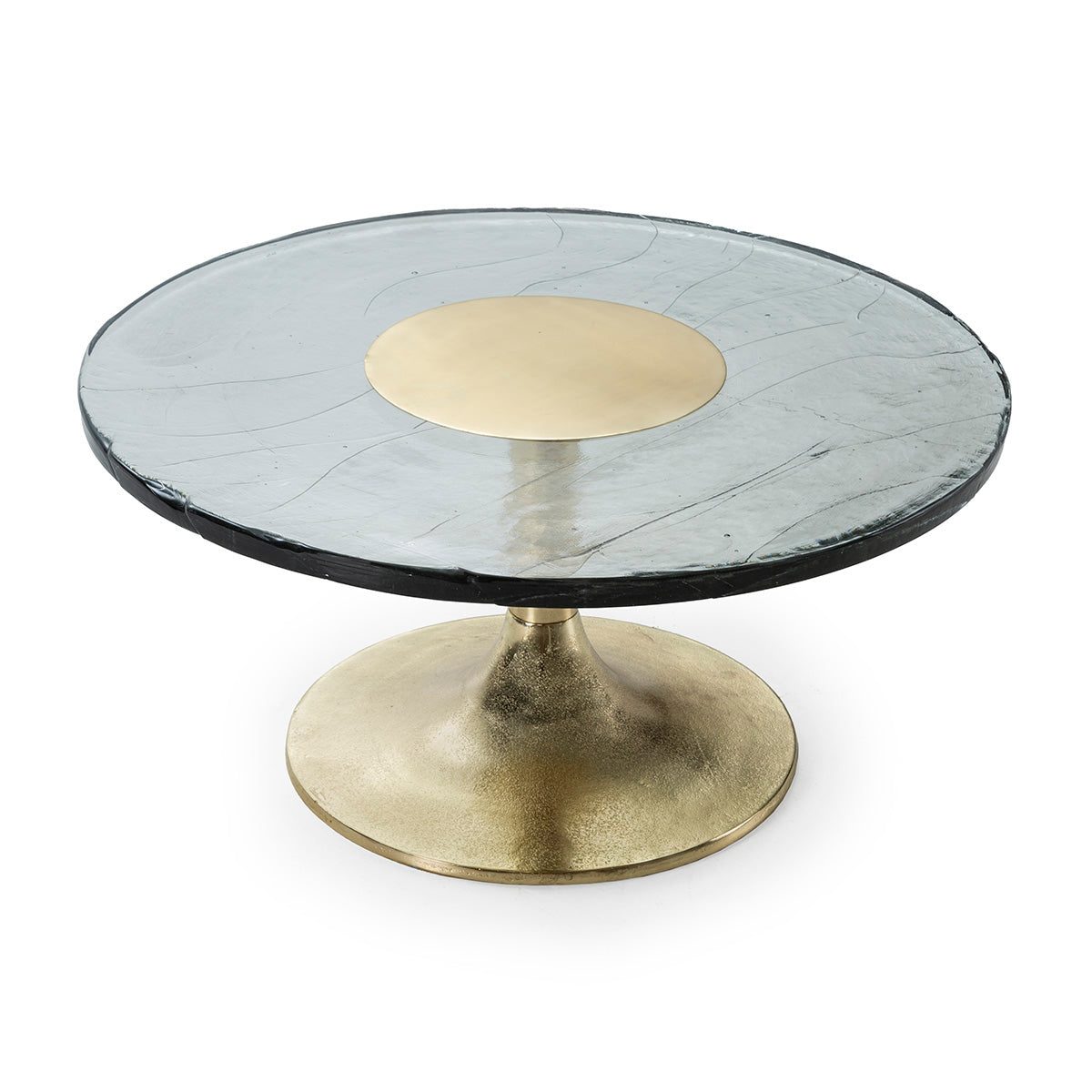 Mesa de centro de vidrio y aluminio Benalmádena