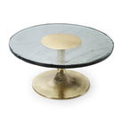 Mesa de centro de vidrio y aluminio Benalmádena