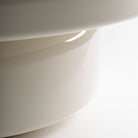 Mesa de centro escultórica crema Zembra