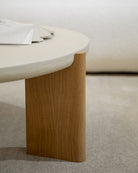 Mesa de Centro Nora Roble Ø100 cm
