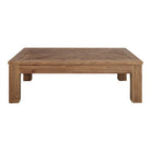 Mesa de centro rectangular de pino reciclado Marcia