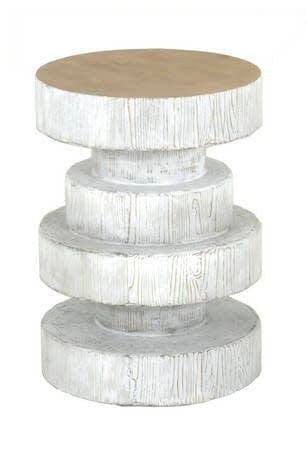 Mesa de Centro Redonda Pío - pino_y_jacaranda