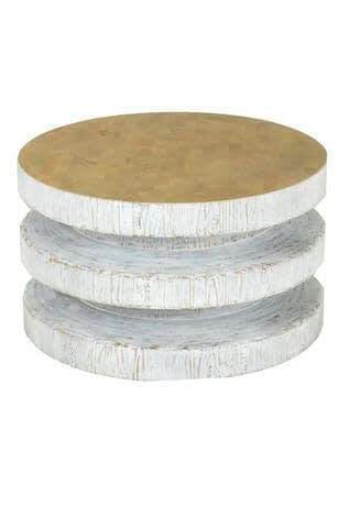 Mesa de Centro Redonda Pío - pino_y_jacaranda