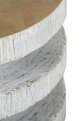 Mesa de Centro Redonda Pío - pino_y_jacaranda