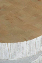 Mesa de Centro Redonda Pío - pino_y_jacaranda