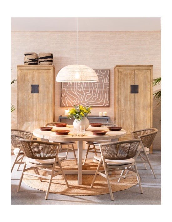 Mesa de Comedor Asmara - #pino_y_jacaranda#