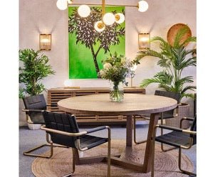 Mesa de Comedor Buta - #pino_y_jacaranda#