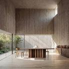 Mesa de comedor de acacia Torvizcón