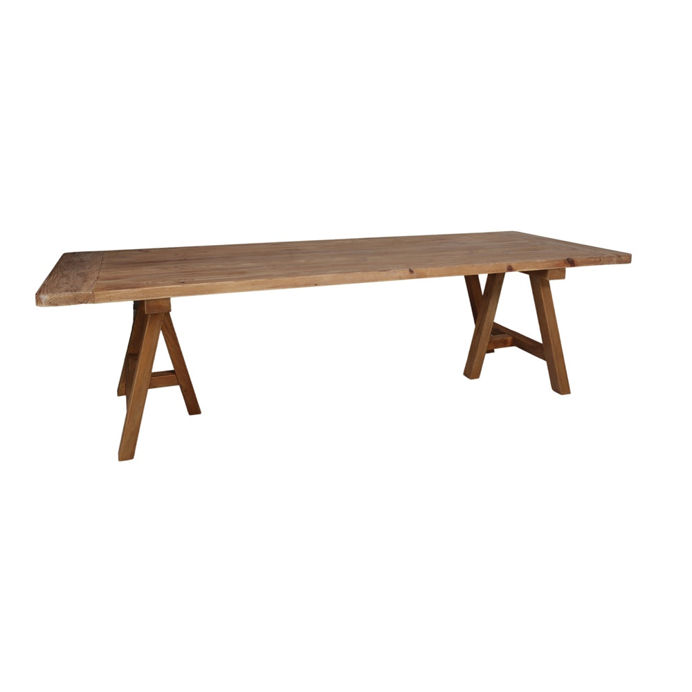 Mesa de comedor de caballetes Mebsuta