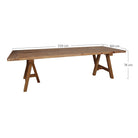 Mesa de comedor de caballetes Mebsuta