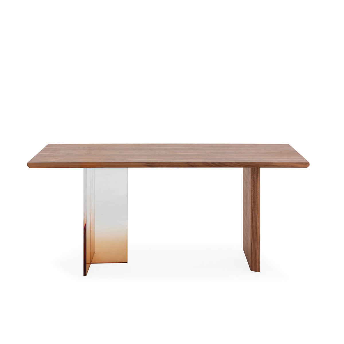 Mesa de comedor de chapa de nogal Aranjuez