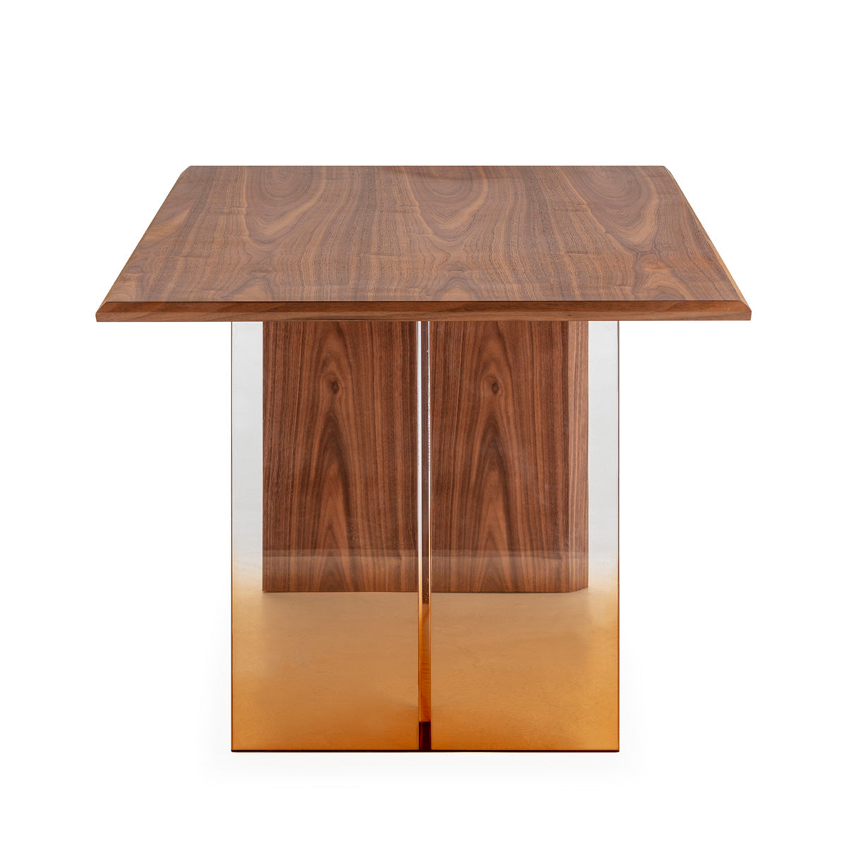 Mesa de comedor de chapa de nogal Aranjuez