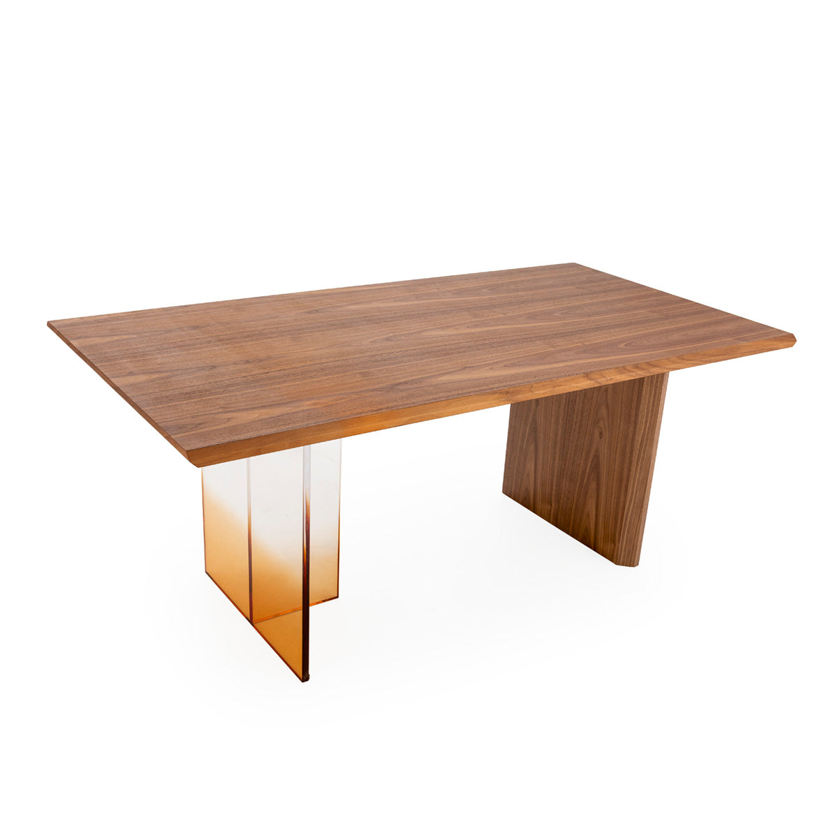 Mesa de comedor de chapa de nogal Aranjuez