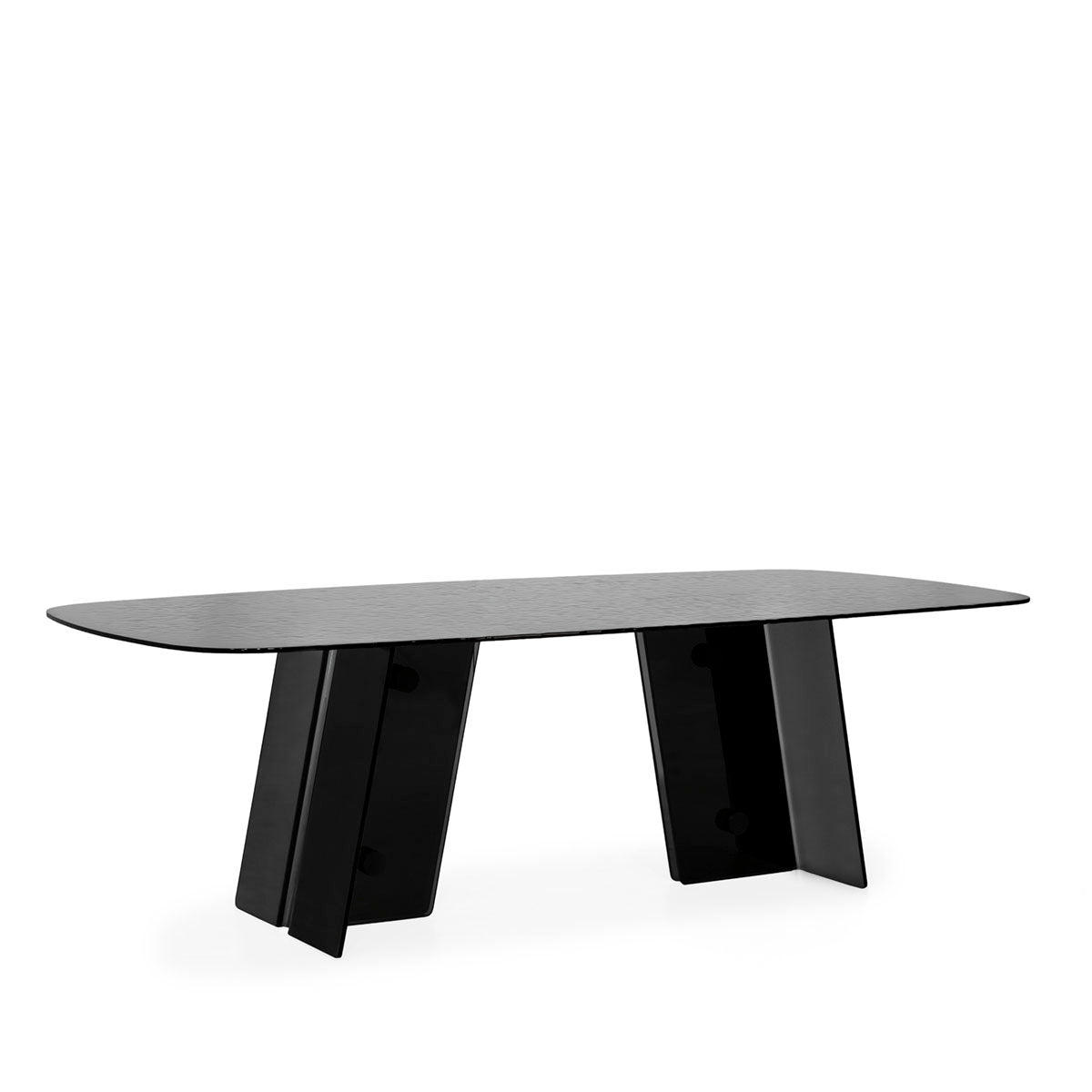 Mesa de comedor de cristal templado Magenta