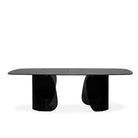 Mesa de comedor de cristal templado Pradolongo