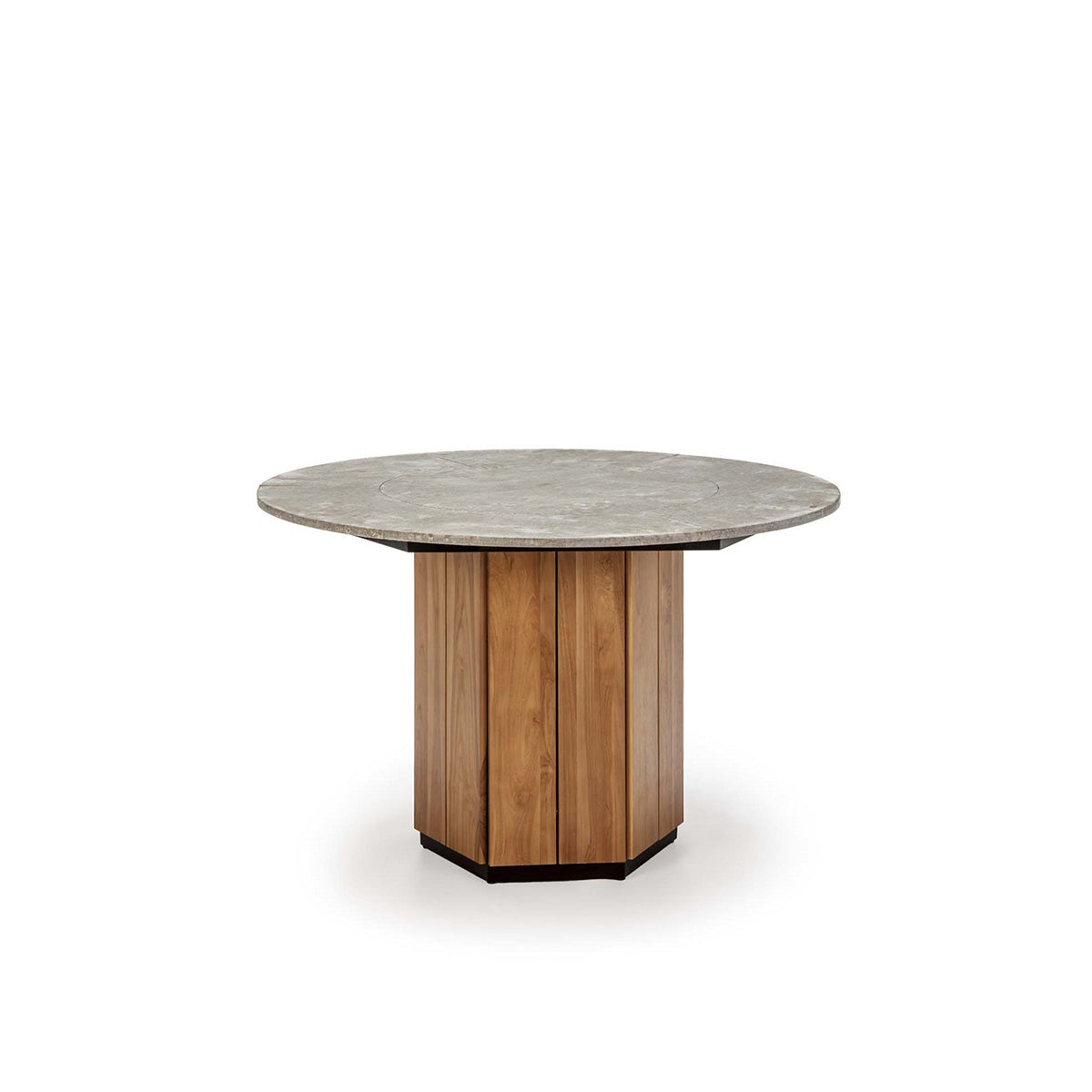 Mesa de comedor de exterior de teca Vercelli