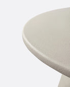 Mesa de comedor de exterior redonda de microcemento Claude