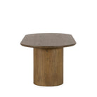Mesa de comedor de madera de cedro Lentini