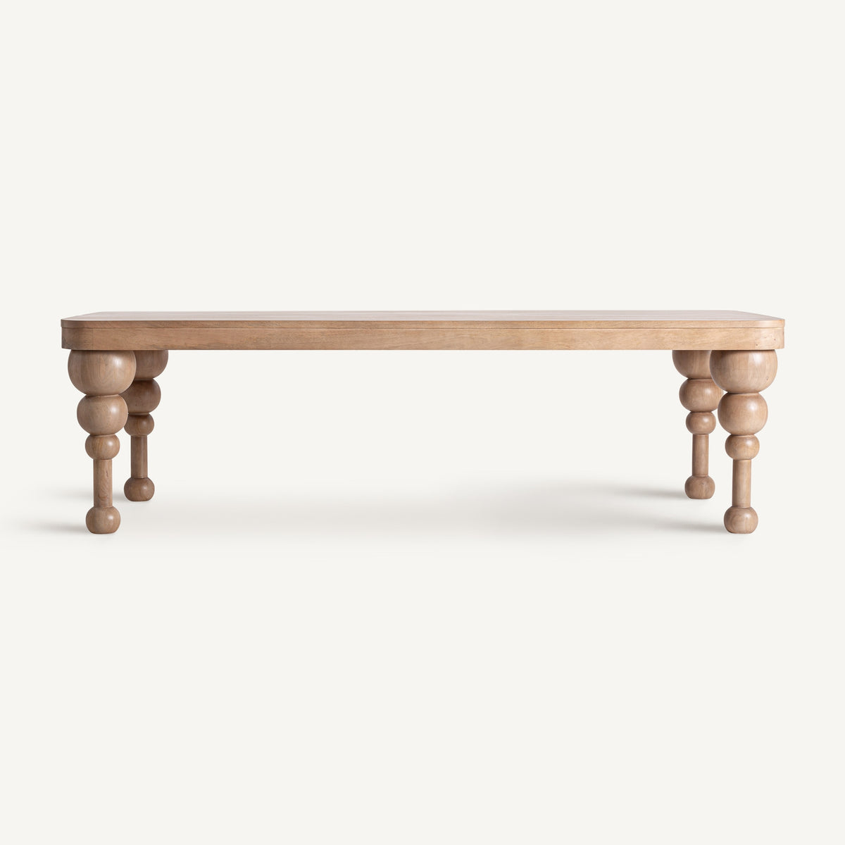 Mesa de comedor de madera de mango Cástaras