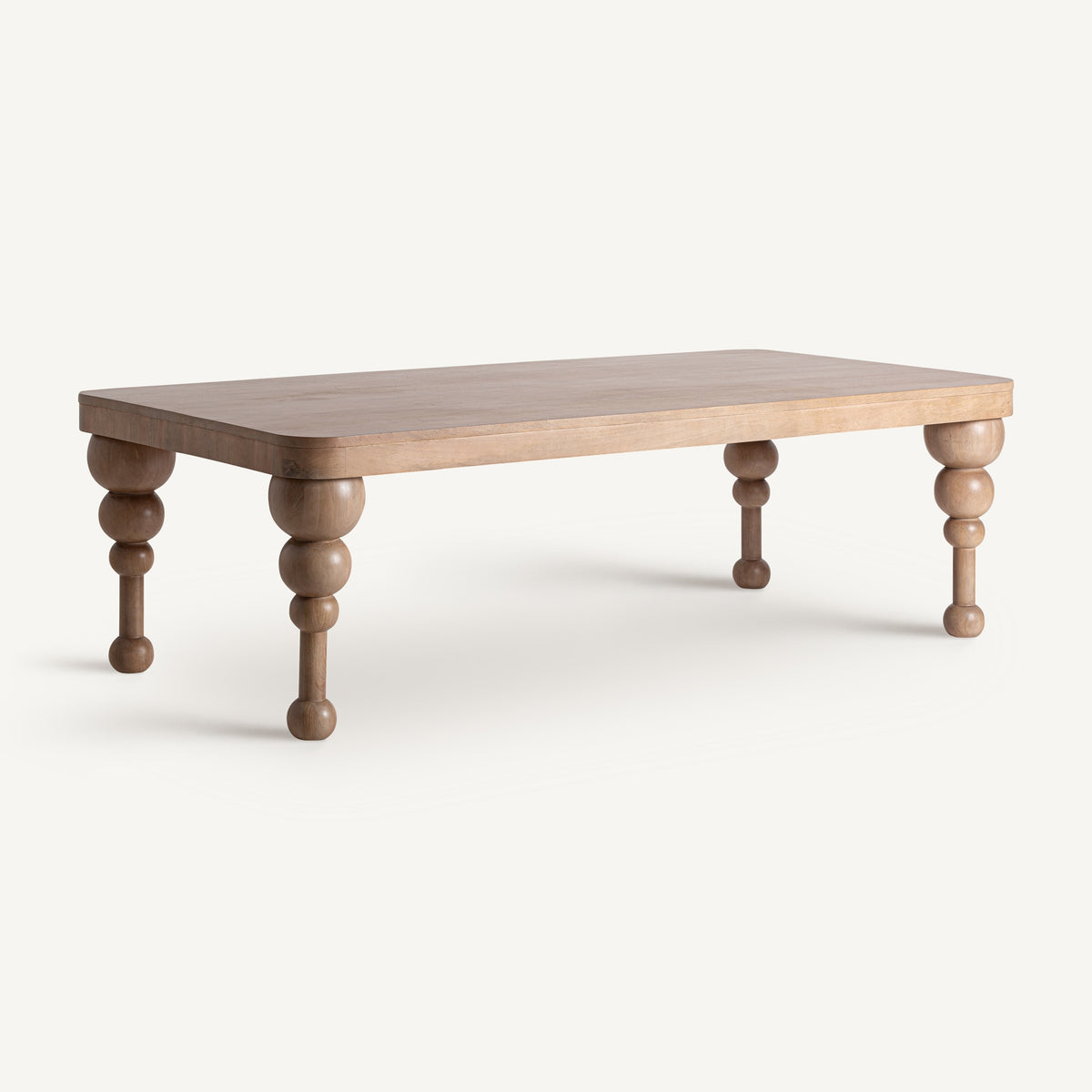 Mesa de comedor de madera de mango Cástaras